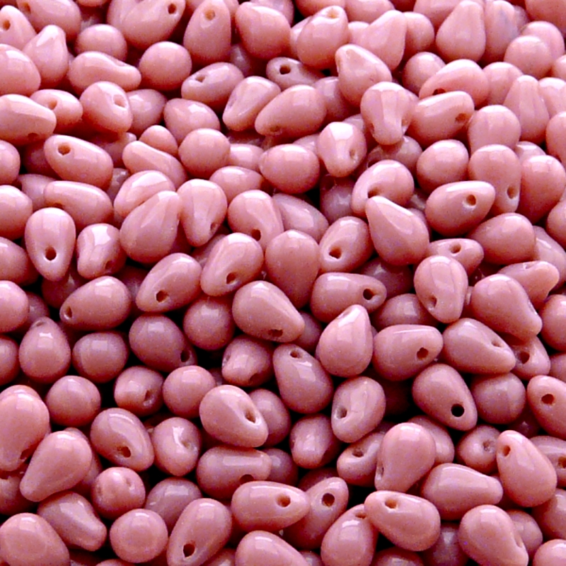 50ks České skleněné mačkané korálky kapky 4x6mm sytá žlutá